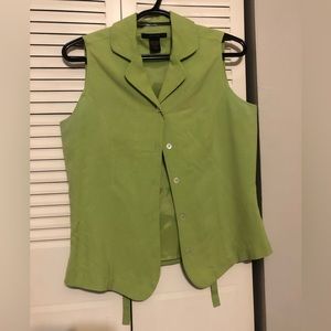 Green Silk Vest